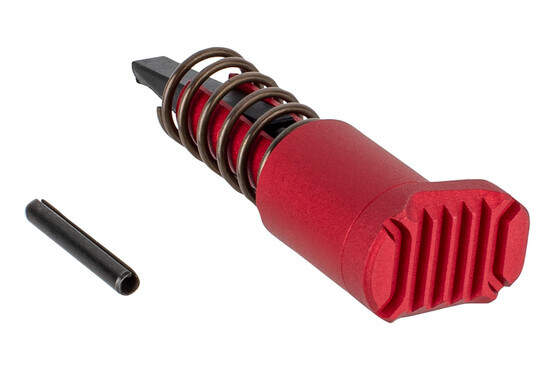 Strike Industries extended AR-15 forward assist with red anodized finish